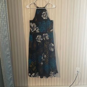 Everly halter floral dress.  Brand new, never worn (lost tags though).